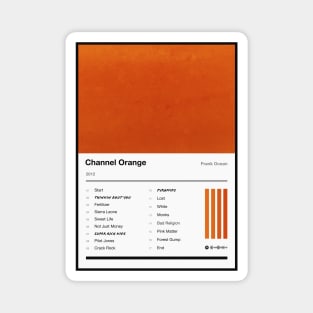 Channel Orange Tracklist Magnet