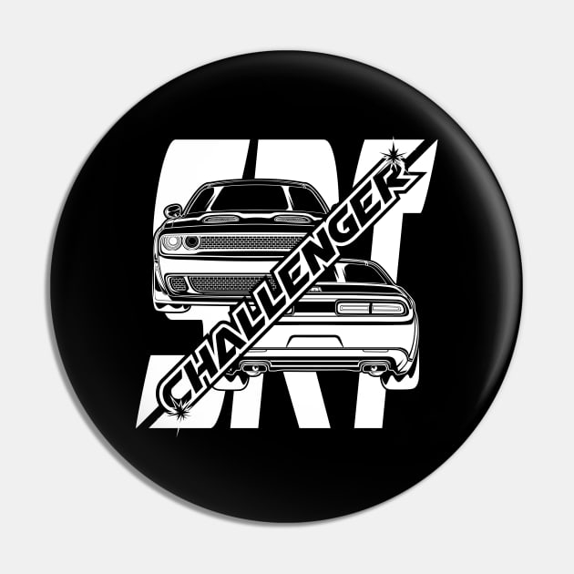 Challenger SRT (White Print) Pin by WINdesign