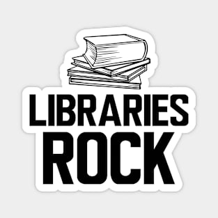 Librarian - Libraries Rock Magnet