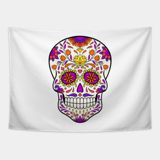 Sugar Skull Art Tapestry