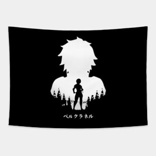 Bell Cranel DanMachi Black and White Minimalist Vector 2023 D9 D4 Tapestry