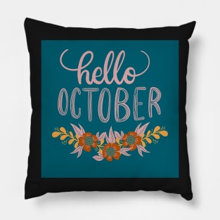 Hello October Pillow