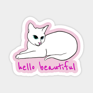 Hello Beautiful ! Magnet