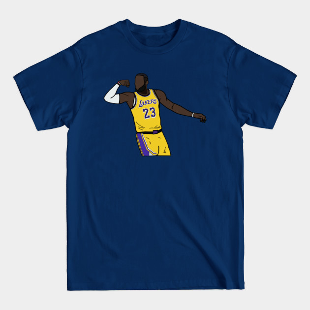 Discover Lebron James Flex Celebration - Los Angeles Lakers - Nba - T-Shirt