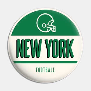 New York retro football Pin