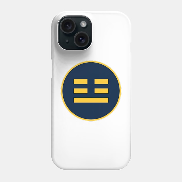 I Ching Thunder Trigram ( Zhen ) Phone Case by GalacticMantra