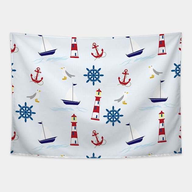 Nautical Tapestry by Tshirt114