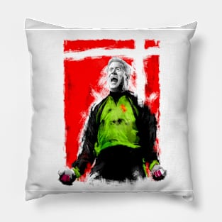 Peter Schmeichel - Manchester United Denmark Football Artwork Pillow