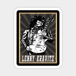 80s Lenny Kravitz Magnet