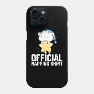 officiall napping shirt Phone Case