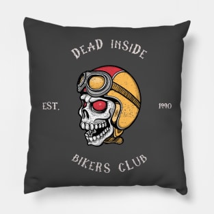 Dead Inside Bikers Club Pillow