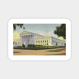 U.S. Supreme Court postcard, 1950 Magnet