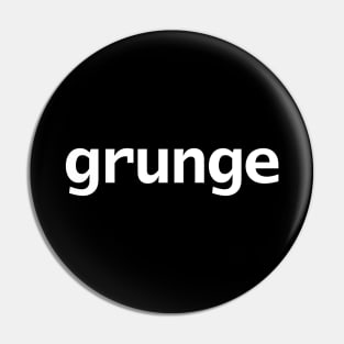 Grunge Minimal Typography Pin