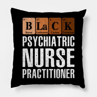 Black Psychiatric Nurse Practitioner Pillow