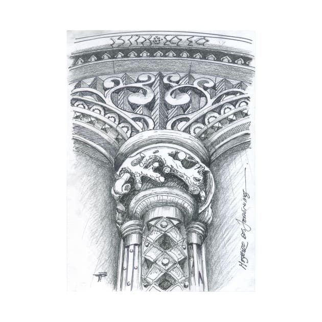 Mosteiro dos Jerónimos. column detail. Jerónimos Monastery. stone art by terezadelpilar