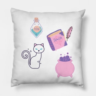 Witch sticker pack Pillow