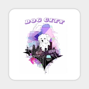 Dog city Magnet