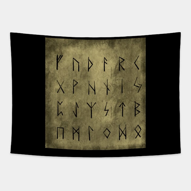 Runes Tapestry by Kcinnik