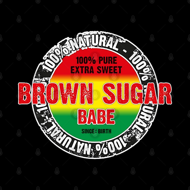 Brown Sugar Babe Beautiful Black Woman by Status71