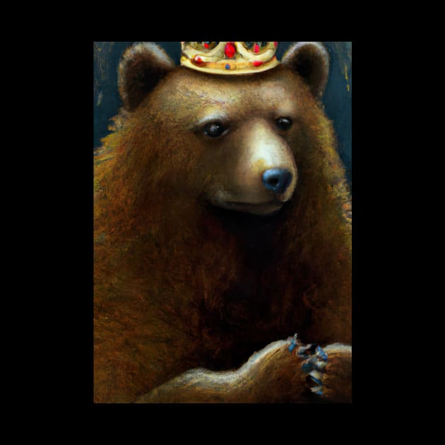 Bear with Crown by maxcode