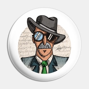 Joyce the Writer Pin