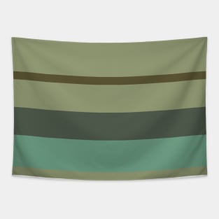 An amazing merge of Soldier Green, Beige, Grey/Green, Greyish Teal and Gunmetal stripes. Tapestry