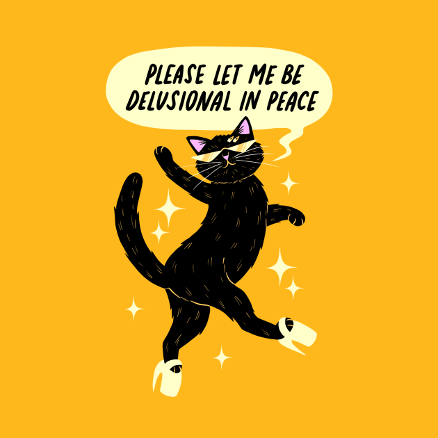 Delusional Cat by SusDraws