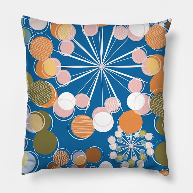 Abstract Floral Neck Gator Floral Modern Abstract Pillow by DANPUBLIC