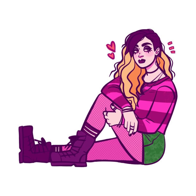 Janis sitting! by AngelicaNyneave