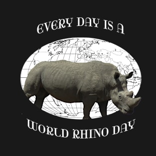 Every Day Is A Word Rhino Day T-Shirt