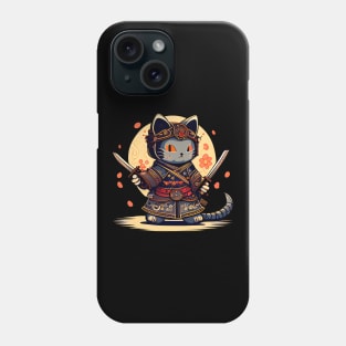 Samurai Kitty Cat Phone Case