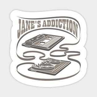 Jane's Addiction Exposed Cassette Magnet