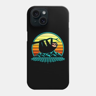 Sloth Vintage Retro 80s Gift Phone Case