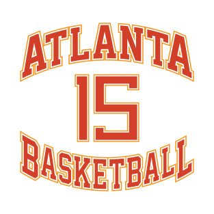 Atlanta Basketball Number 15 T-Shirt