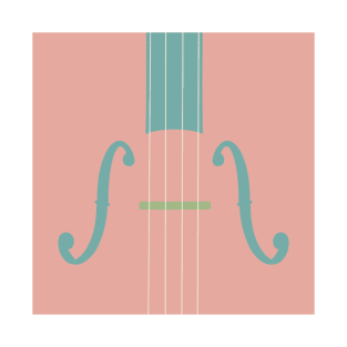 Strings in Baby Pink, Blue and Cream T-Shirt