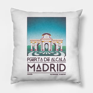 Puerto De Alcala, Madrid Pillow