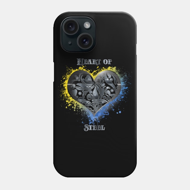 Heart of Steel Phone Case by tashashimaa