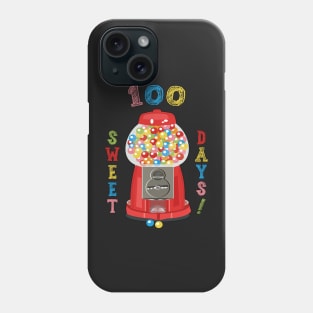 100 Days of School Gumball Machine for Kids or Teachers Phone Case