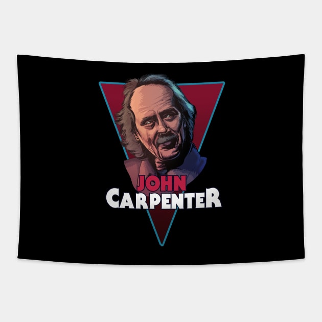 John Carpenter Tapestry by Creepsandbabes