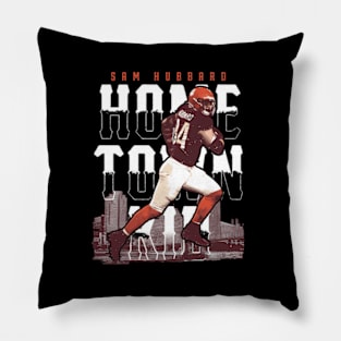 Sam Hubbard Cincinnati Hometown Pillow