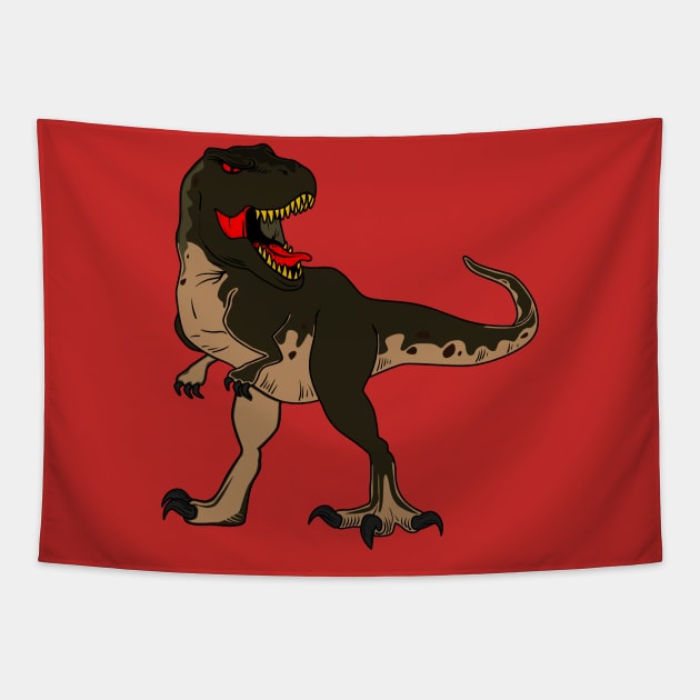 T-Rex Tapestry by GLStyleDesigns