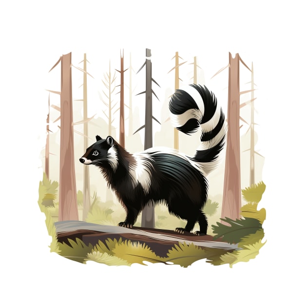 Skunk by zooleisurelife