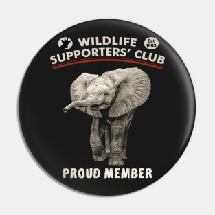 Charming Baby Elephant for Wildlife Supporters Pin