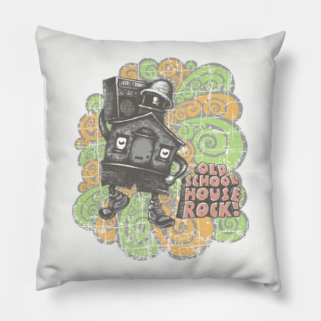 Old School House Rock Pillow by kg07_shirts
