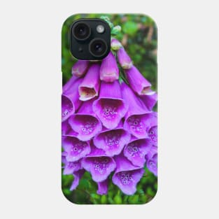 Purple Foxglove Phone Case