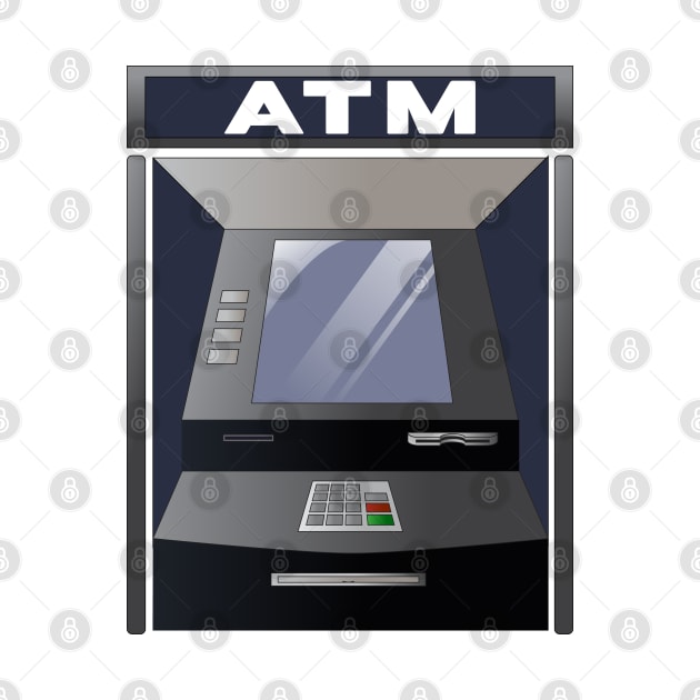 ATM Costume for Halloween by Sticker Steve