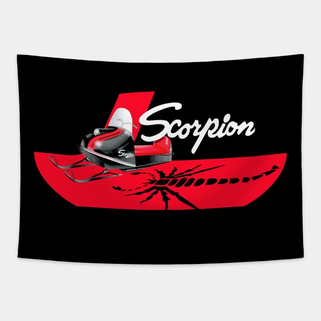 Scorpion Tapestry by Midcenturydave