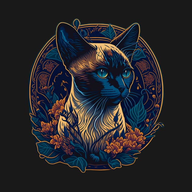 Cat Breed - Siamese by ImaginativeInkPOD