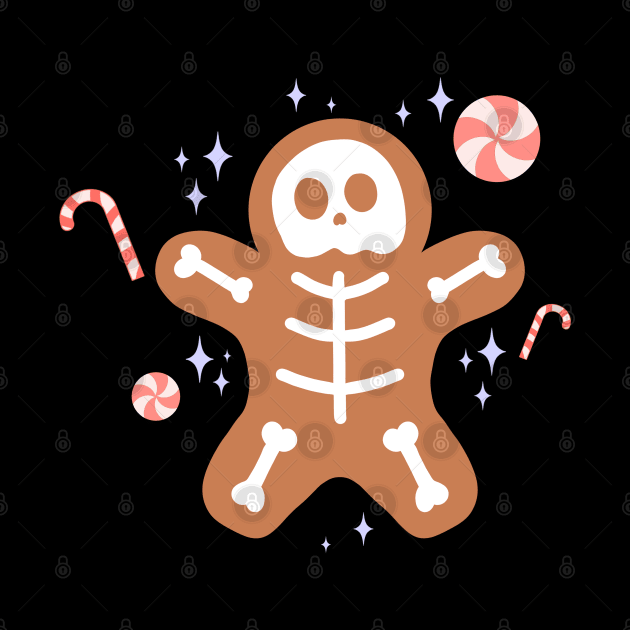 Skeleton Gingerbread Man by JM's Designs