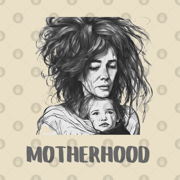 Motherhood, Mothers Day, Funny Gift by Peacock-Design